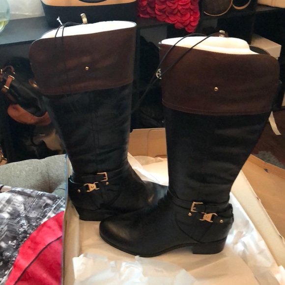 wide calf riding boots size 9